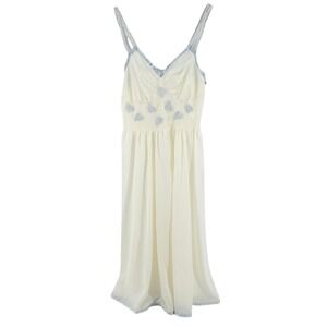 Gotham Gold Stripe Vintage‎ Nightgown Womens Size 32